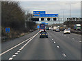 SJ9605 : M6 approaching Junction 11 by David Dixon