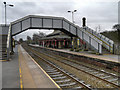 SJ5795 : Platforms 1 and 2, Earlestown Station by David Dixon
