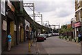 Railway arches on Three Colts Lane