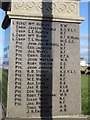 NZ3376 : The War Memorial at Seaton Sluice by Ian S