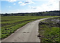 Track to the sewage works