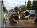 SP2965 : Replacing a sewer, Emscote Road, Day 45 by Robin Stott