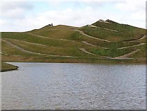 NZ2377 : Knee and hip, Northumberlandia by Oliver Dixon