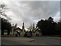 The entrance to Morden Cemetery