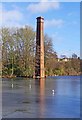 SO8377 : The Stack Pool, Springfield Park, Kidderminster by P L Chadwick