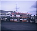 SD3035 : Vehicles at bus depot, Blackpool by David Hillas