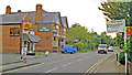 Westward on Station Road, Countesthorpe at Railway Inn, 1988