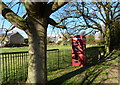 Phone box on Burton Overy Main Street