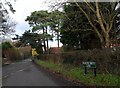 Minor road junction at Little London, East Sussex