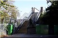 Steps up to Osney Lane footbridge