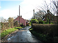 Approaching Manor Farm on Low Road, Shipmeadow