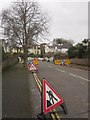 SX9065 : Roadworks on Parkhurst Road, Torquay by Derek Harper