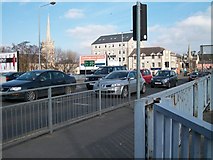 J0825 : Traffic on Dublin Bridge, Newry by Eric Jones