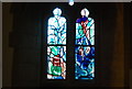 TQ6245 : Chagall Window, All Saints' Church by N Chadwick