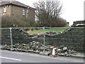 Collapsed wall, Clough Lane