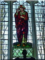 TL2842 : St Peter & St Paul, Steeple Morden, Stained glass window by Alexander P Kapp