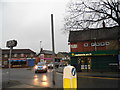 Vale Road at the junction of  Shawfield Road