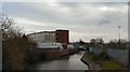 SJ8798 : Ashton Canal and Clayton Police Station by Gerald England