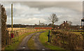 Farm track and footpath to Bottoms