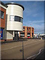SO8555 : Pheasant Street and Asda entrance, Worcester by Philip Halling