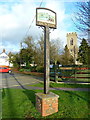 Village sign for Dunton