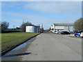 Industrial premises looking towards North Road