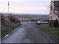 NT9549 : Road-junction near Longridge Towers by Barbara Carr