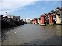 TQ3180 : The Blackfriars Bridges by David Purchase