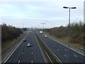 M62 heading west