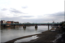 TQ2475 : Putney Railway Bridge: looking east by Dr Neil Clifton