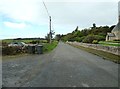 The road passing Ardwell Church