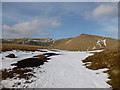 NS9299 : Black peat and white snow, Ochil Hills by Alan O'Dowd