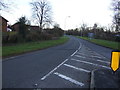 Road heading south towards Blackbrook