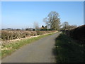 Approaching Naseby from Thornby