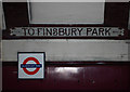 Direction sign, Caledonian Road Underground Station