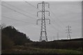 Taunton Deane District : Electricity Pylons