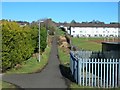 Small path by school in east Helensburgh