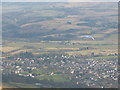 Paraglider over Dollar, Clackmannanshire