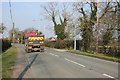 The A5445 (Wrexham Road) near Pulford