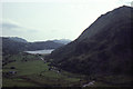 SH6554 : View down Nant Gwynant, from car park on the A498 by Christopher Hilton
