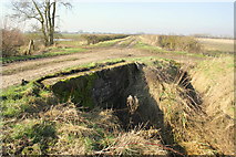 SU4594 : Culvert taking track over former canal by Roger Templeman