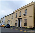 A row of late Georgian houses, Goring Road, viewed from the east, Llanelli