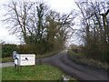 TM4161 : The entrance to Manor Farm by Geographer