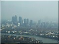 TQ3780 : Towers of Canary Wharf from The Shard by Rob Farrow