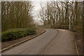 A footbridge over the A6