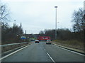 M621 eastbound exit slip to the A643