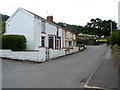 Houses near the entrance to Aberfan cemetery