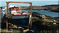 Island Lass in dock at Croig