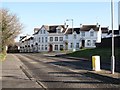 Modern terraced housing at the bottom of Chapel Hill