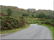 SD2091 : The road in Dunnerdale, heading for Duddon Bridge by David Purchase